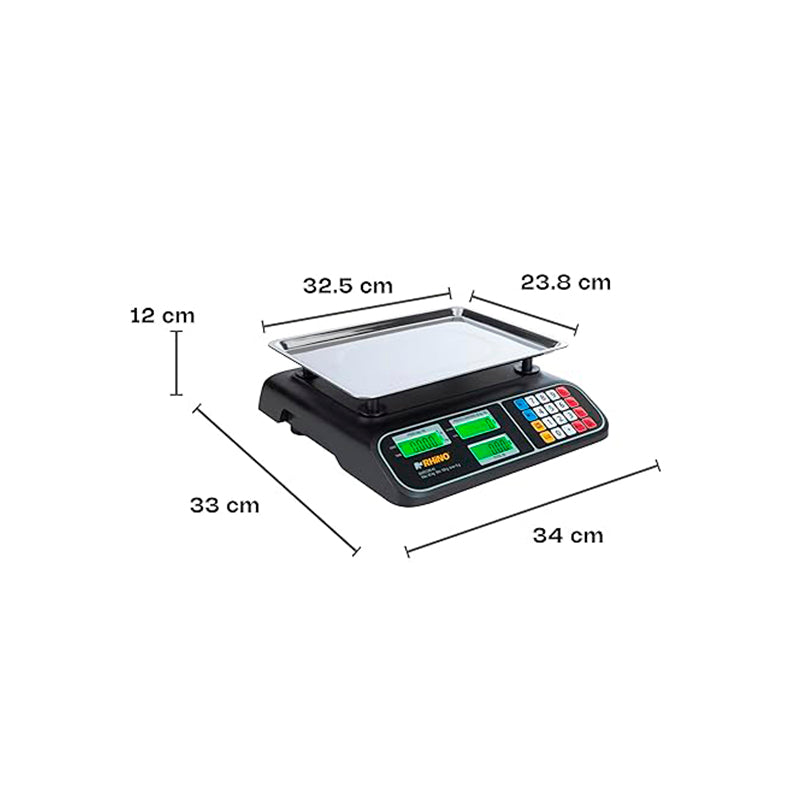 Báscula Electrónica Multifunciones 40 kg / BARCOM-40