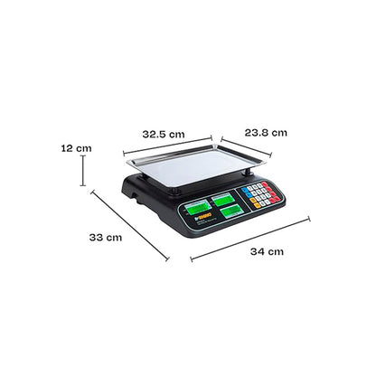 Báscula Electrónica Multifunciones 40 kg / BARCOM-40