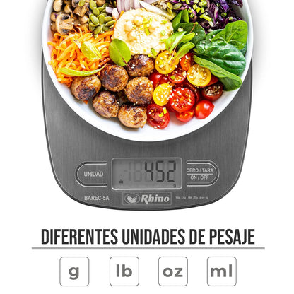 Báscula de Cocina 5 kg / BAREC-5A
