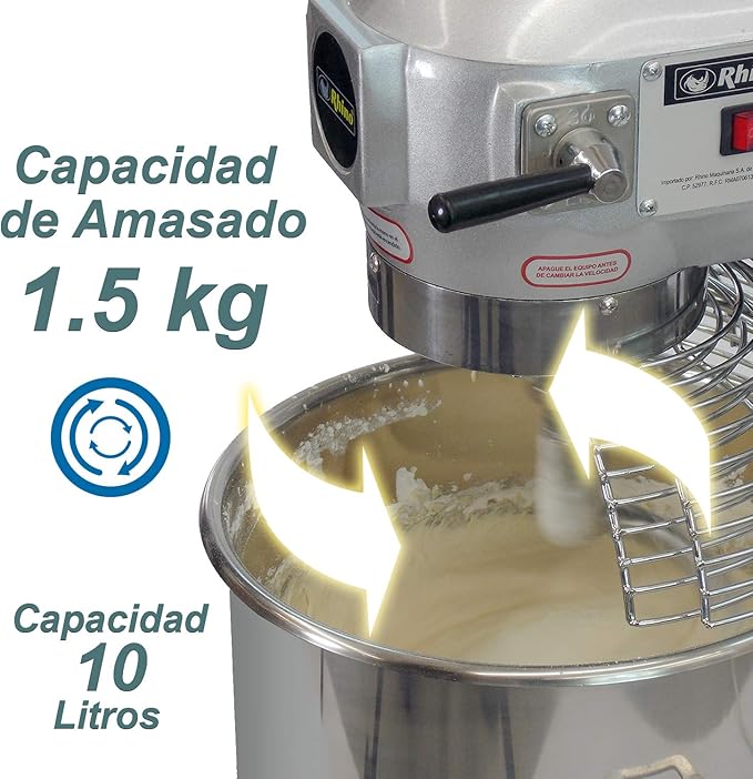 Batidora planetaria 10 litros / BATI-10