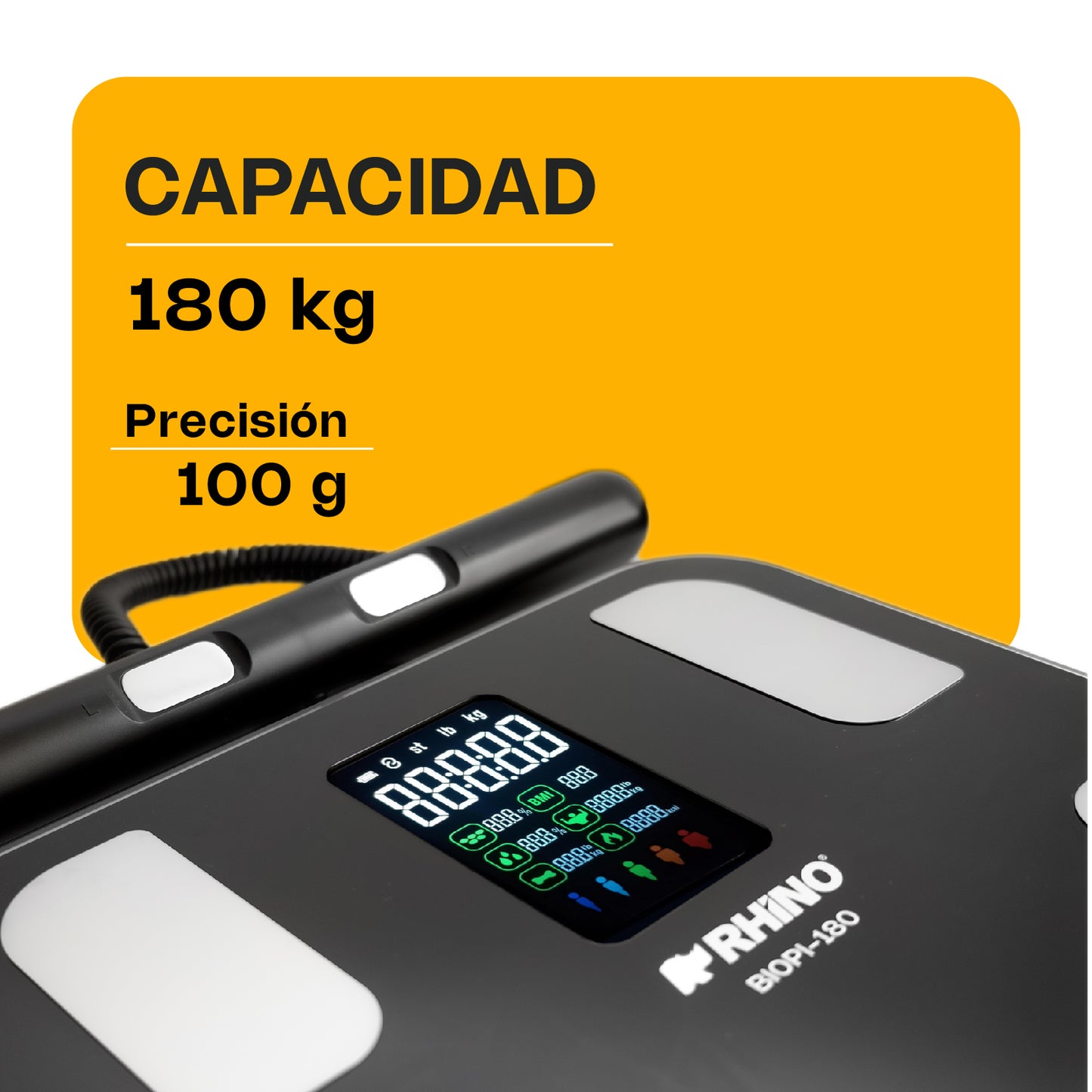 Báscula Inteligente de Pesaje Corporal con 8 Electrodos / BIOPI-180