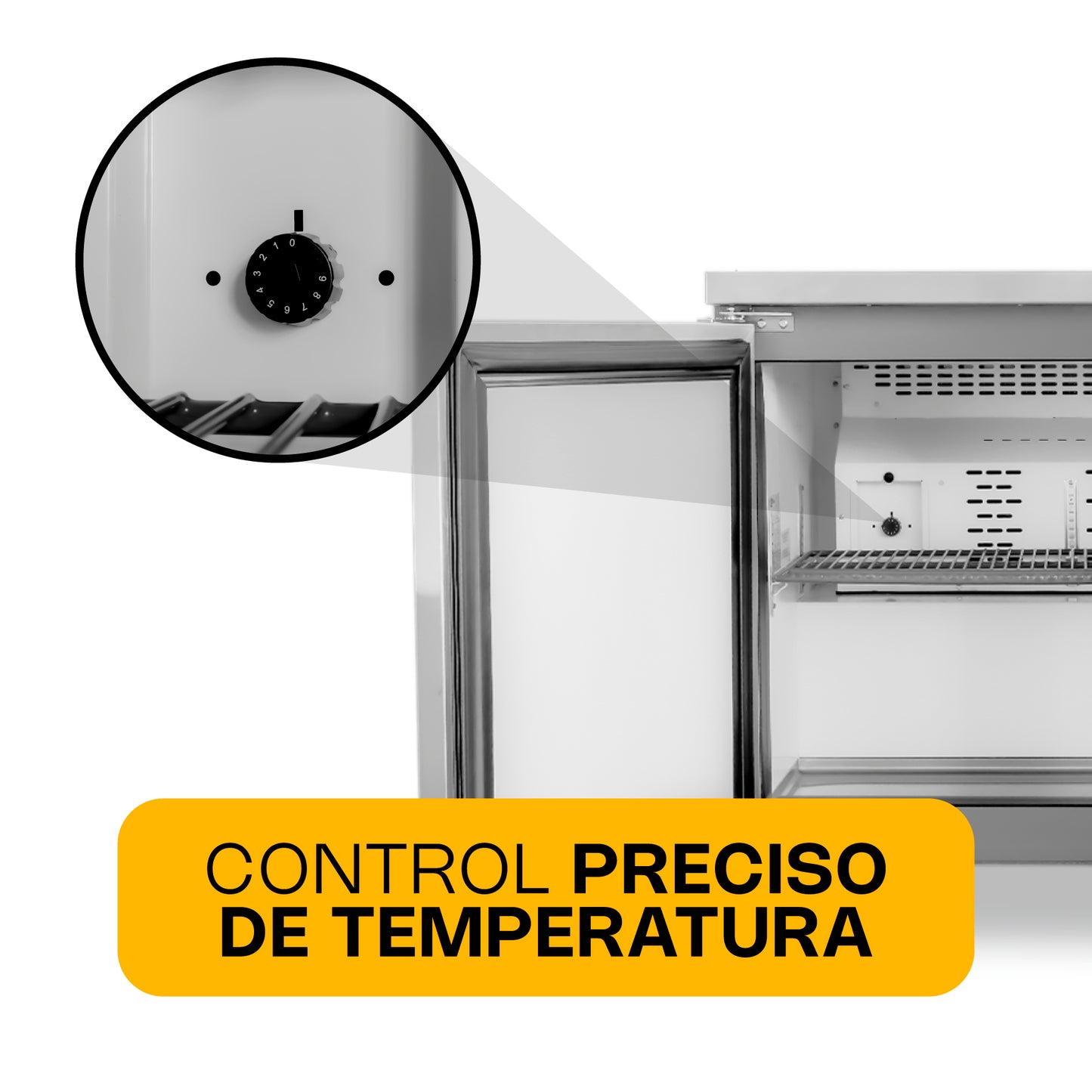 Mesa Refrigerada Bajo Barra 13.3 pies / MERBAJ-48