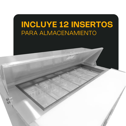 Mesa refrigerada de preparación 13.3 Pies / MERSAL-48
