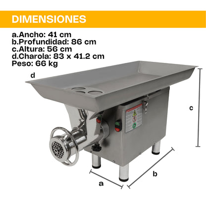 Molino Embutidor 2 hp / MOLEM-22M2
