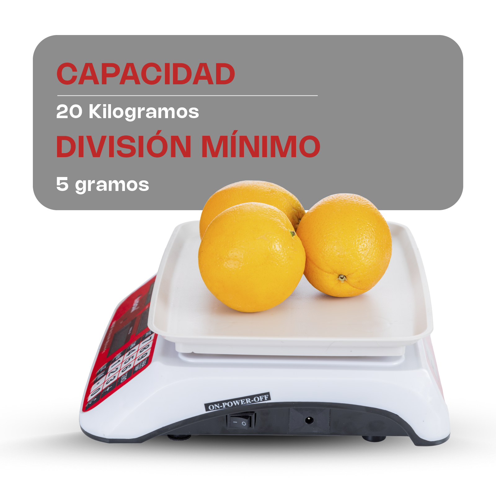 Báscula comercial 20 kg VINSON / VINS-20