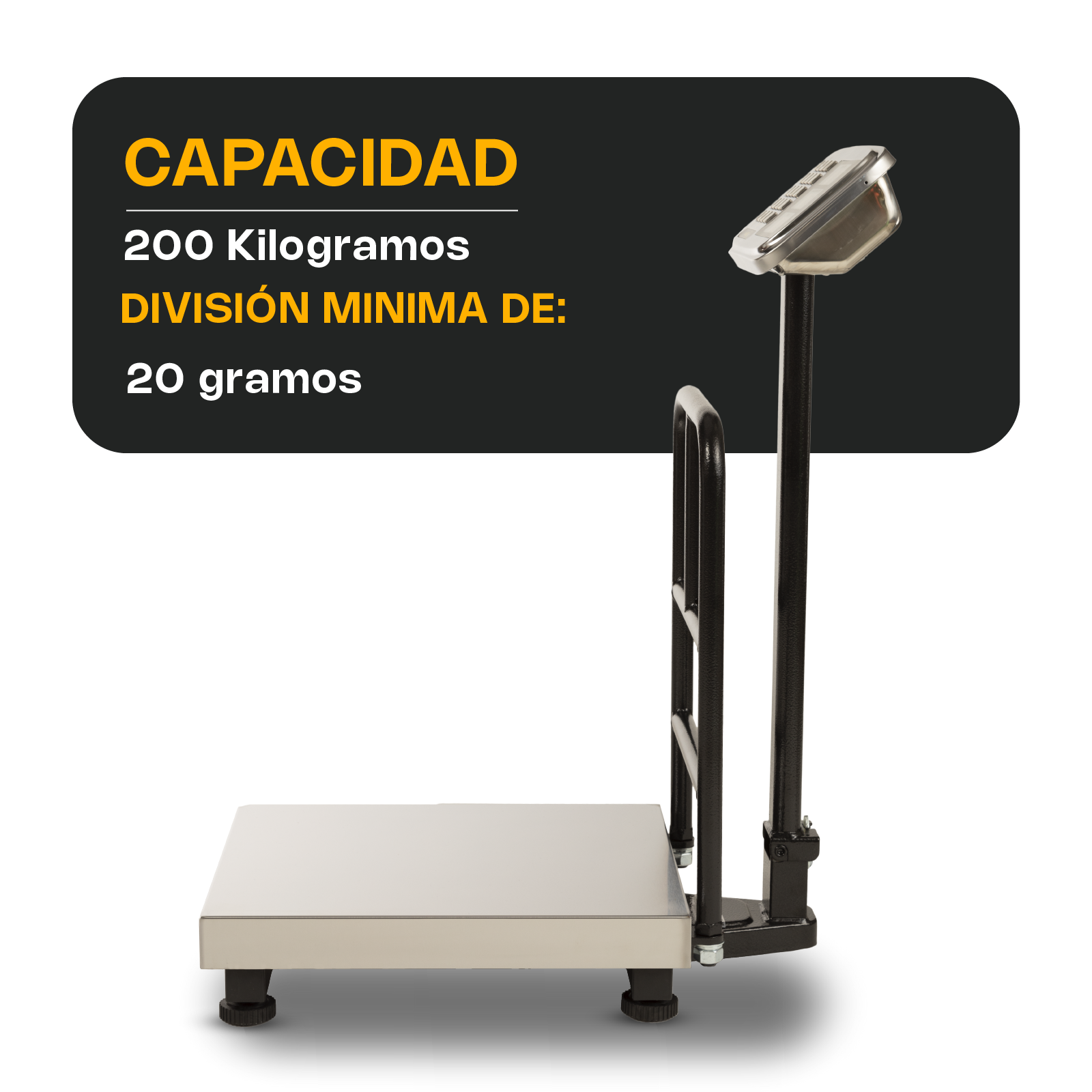 Báscula de Plataforma Plegable 200 kg / BP-200