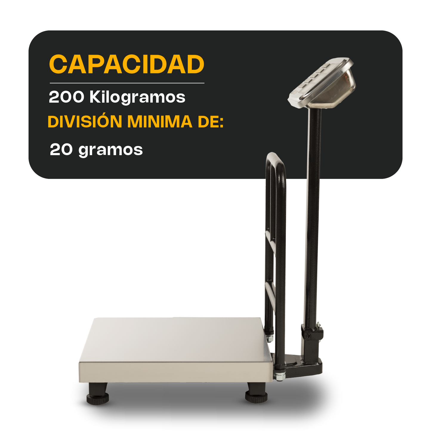 Báscula de Plataforma Plegable 200 kg / BP-200
