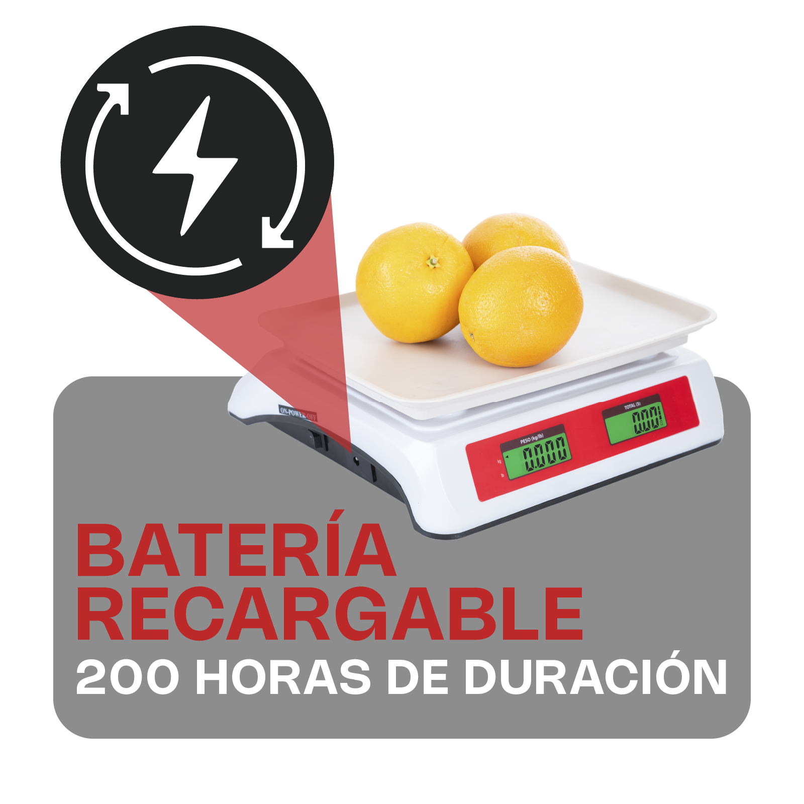 Báscula comercial 20 kg VINSON / VINS-20