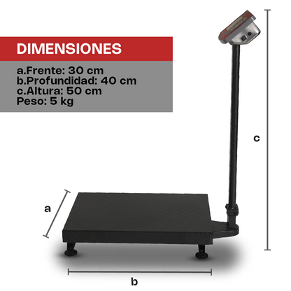 Plataforma Plegable 200 kg / BAPLE-200