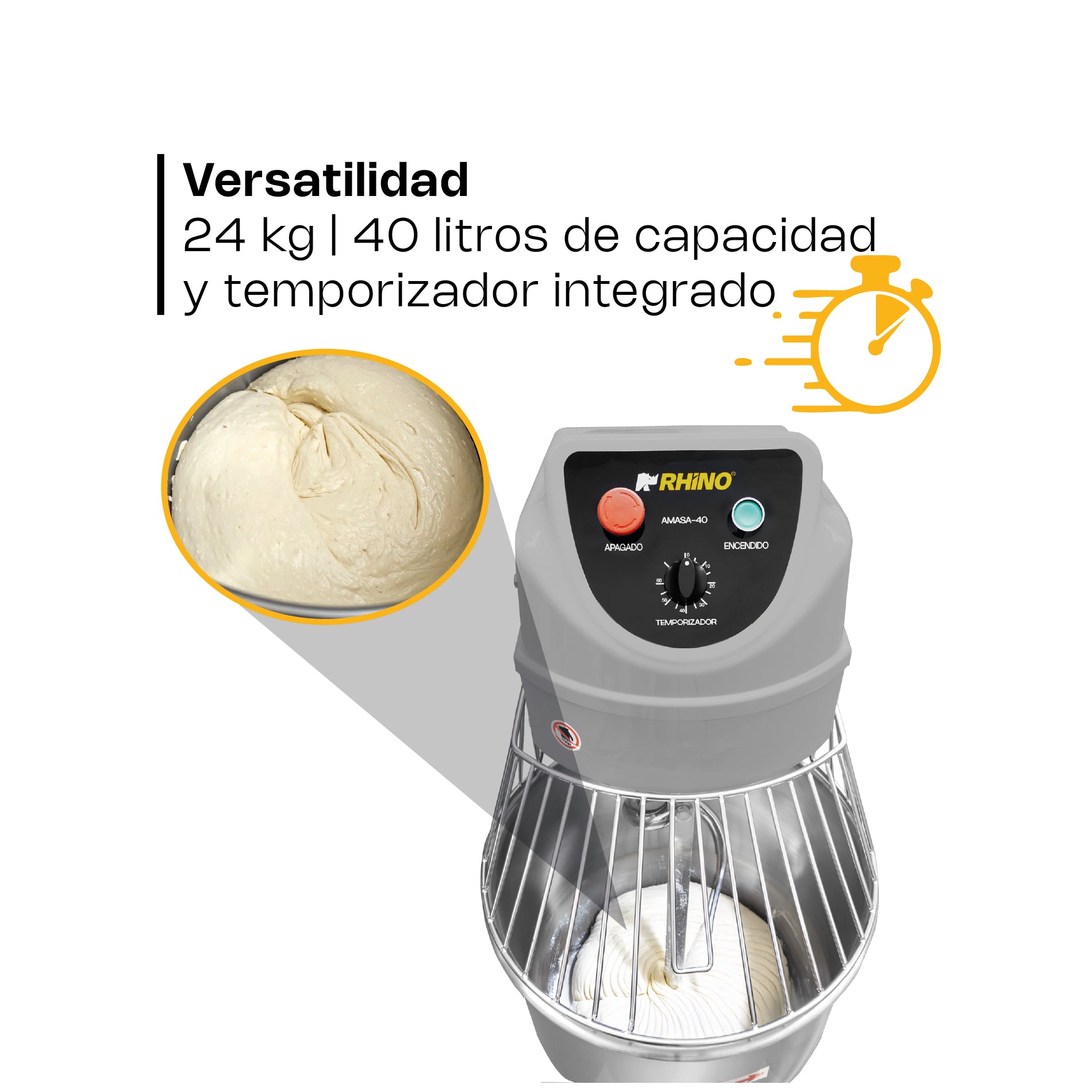Amasadora industrial 40 litros / AMASA-40