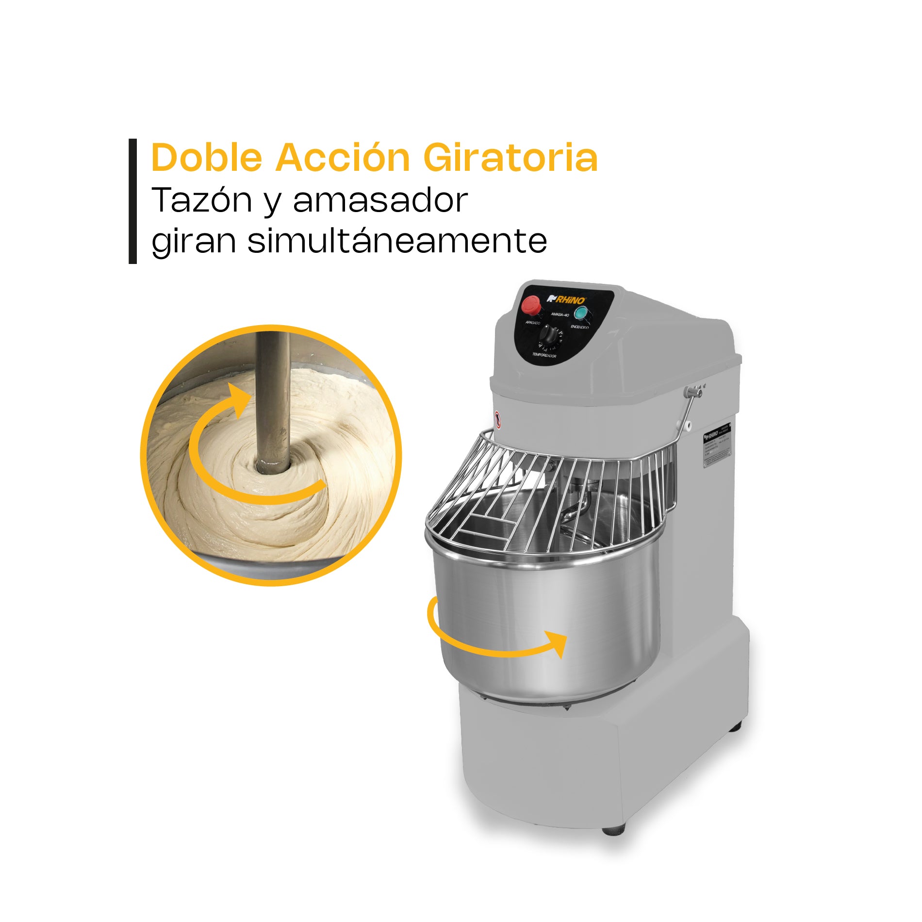 Amasadora industrial 40 litros / AMASA-40