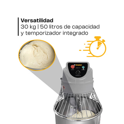 Amasadora industrial 50 litros /  AMASA-50