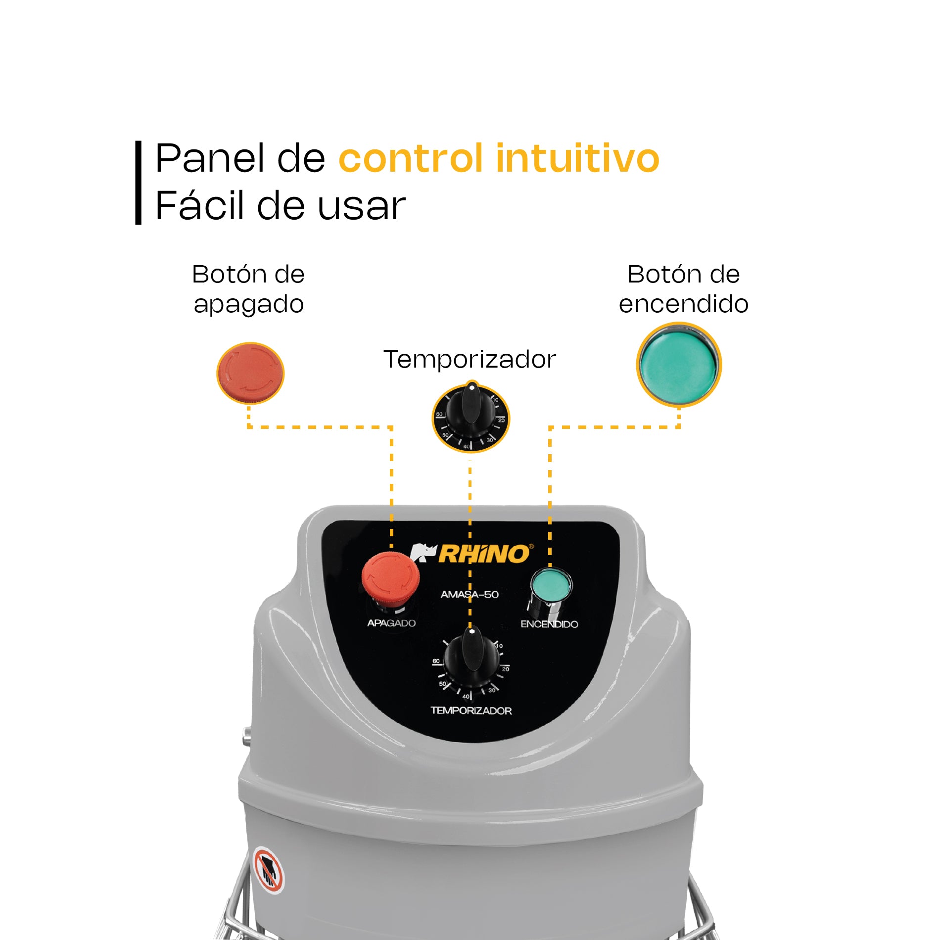 Amasadora industrial 50 litros /  AMASA-50