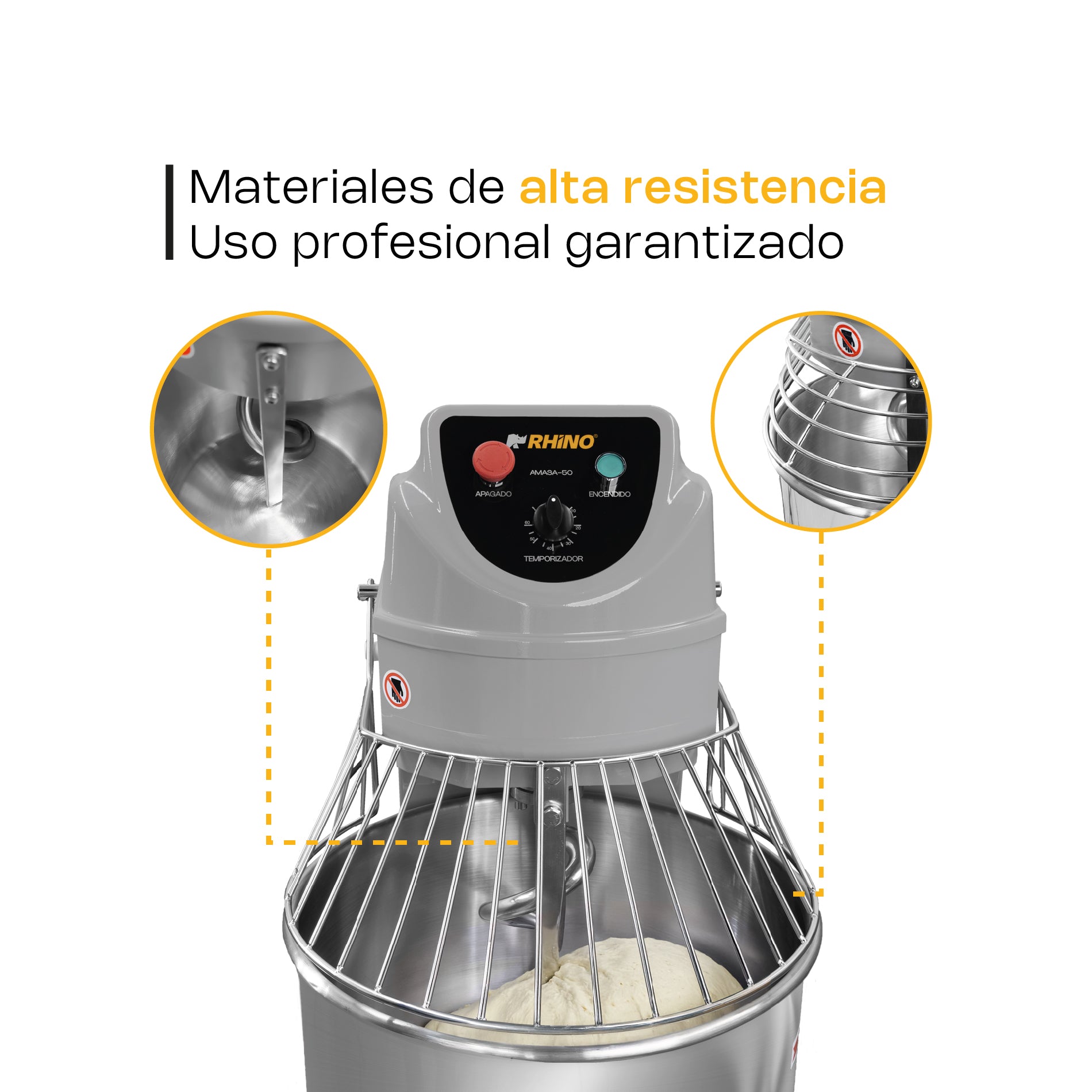 Amasadora industrial 50 litros /  AMASA-50