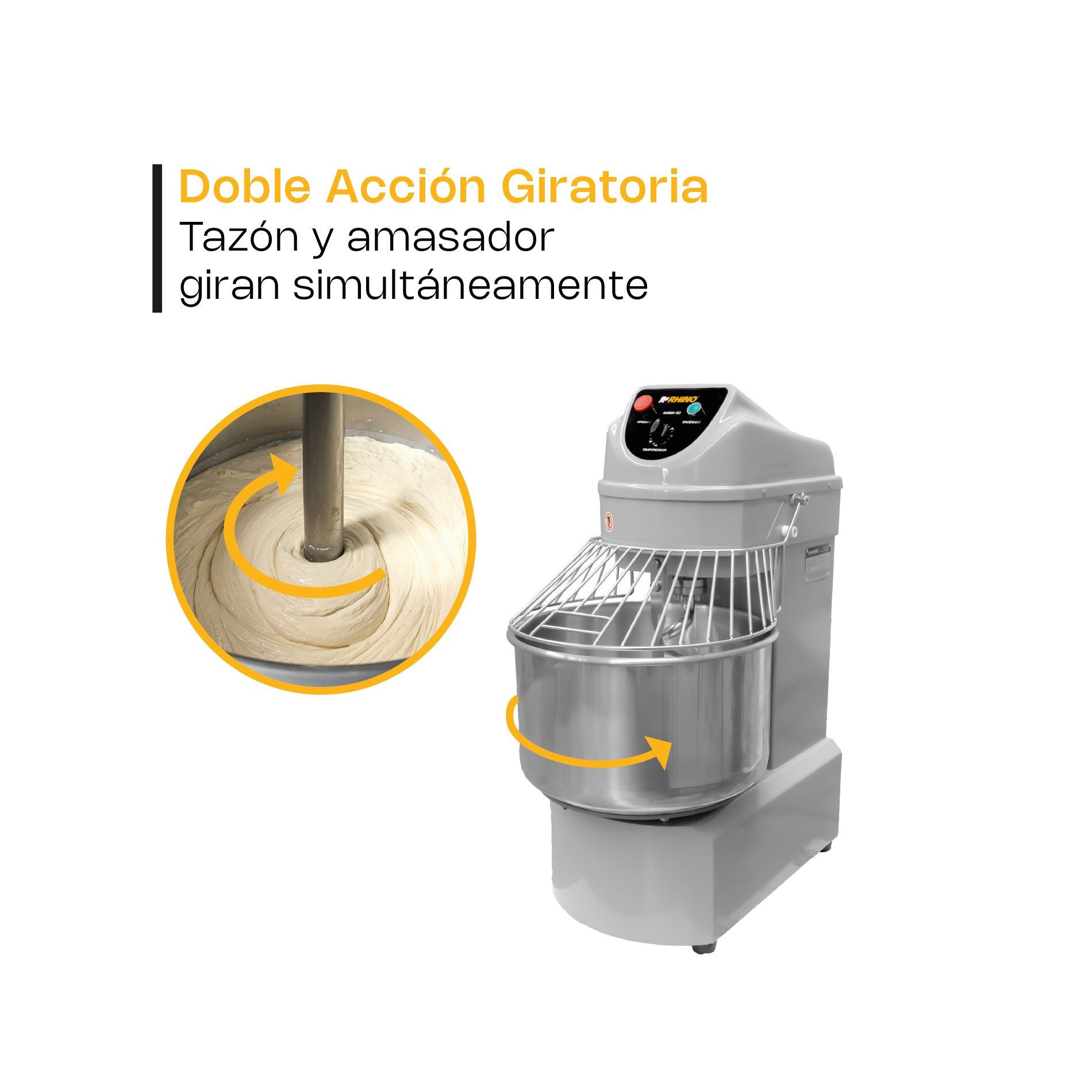 Amasadora industrial 50 litros /  AMASA-50