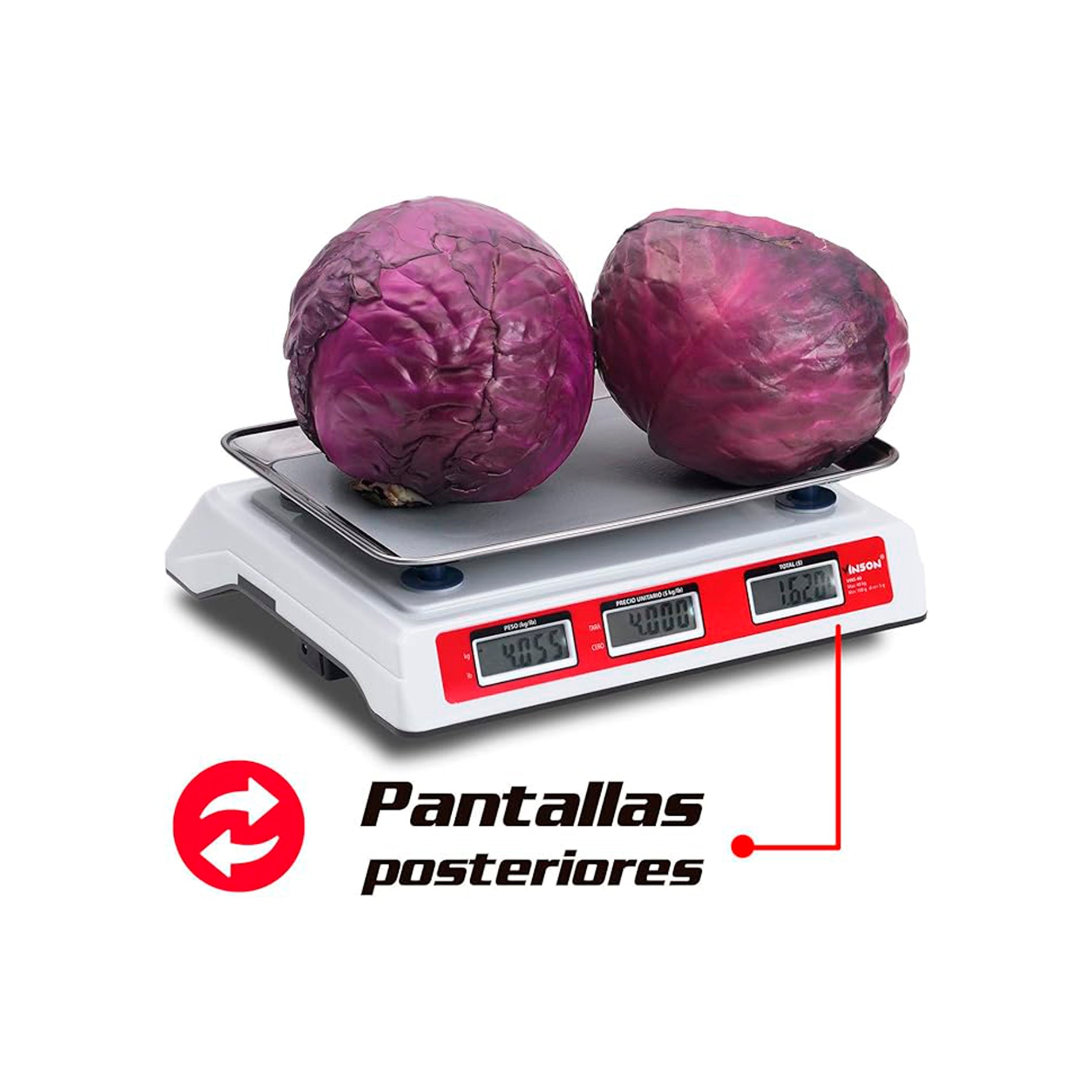 Bascula comercial 40 kilos VINSON / VINS-40