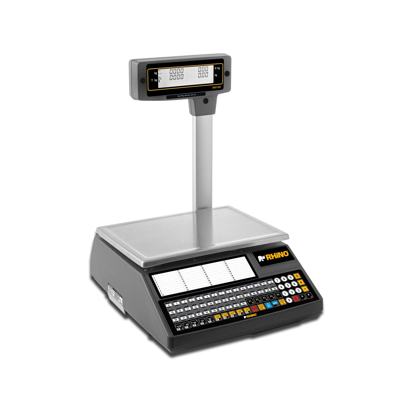 Báscula Electrónica Etiquetadora 30 kg con Conexión WiFi / BAET-30X